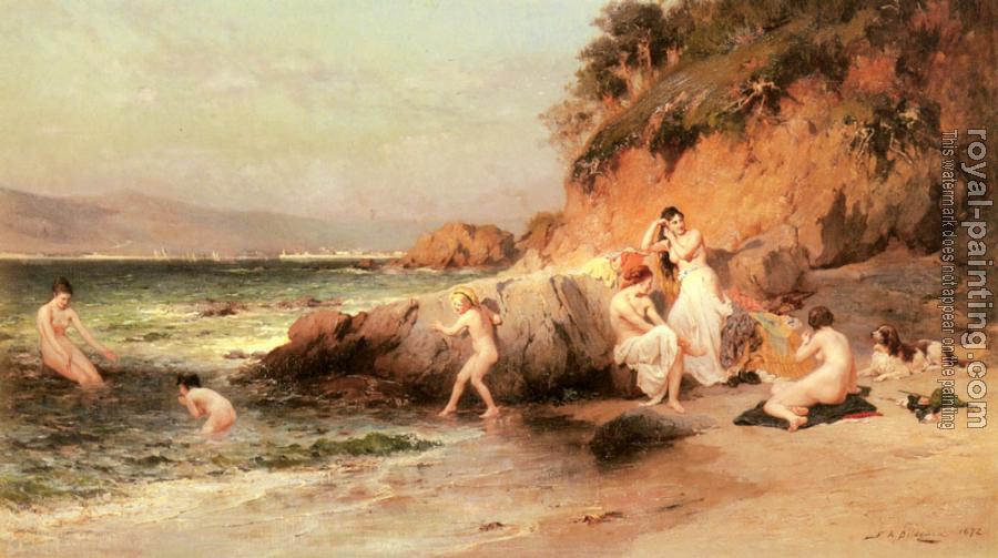Frederick Arthur Bridgman : The Bathing Beauties